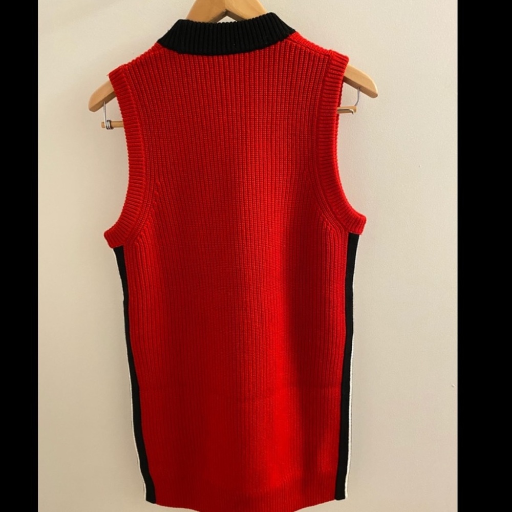 Burberry Red Vest Sweater